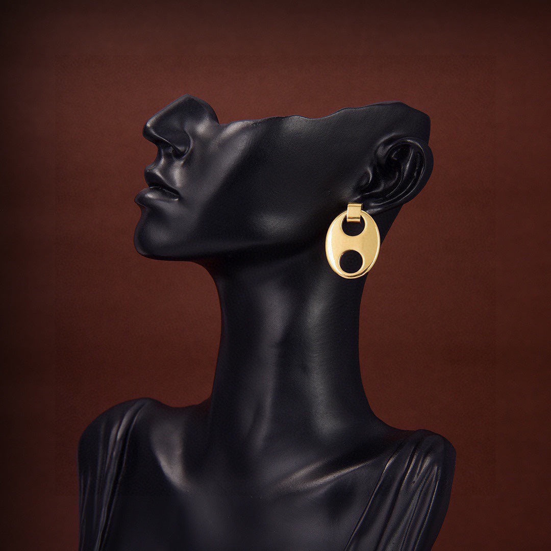 18K Loewe Anagram Earrings