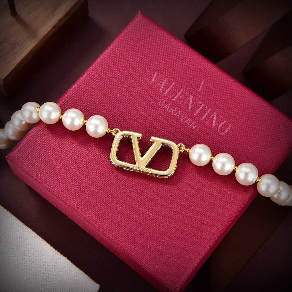 18K Valentino Garavani VLogo Signature Necklace