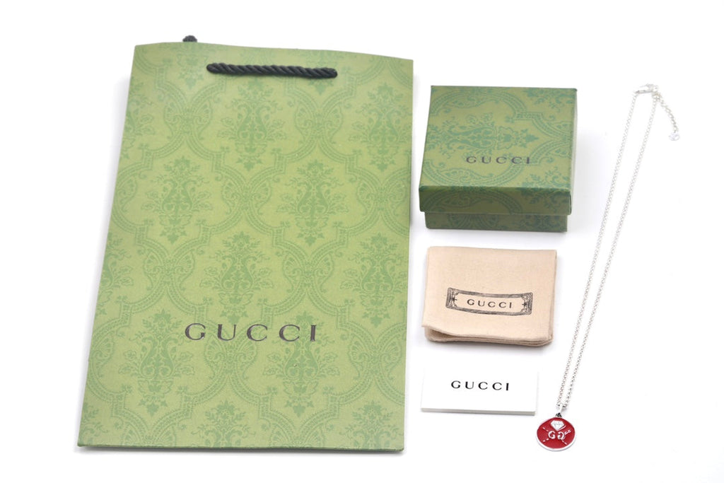 18K Gucci Ghost Red Necklace