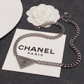 18K Chanel Triangle Necklace
