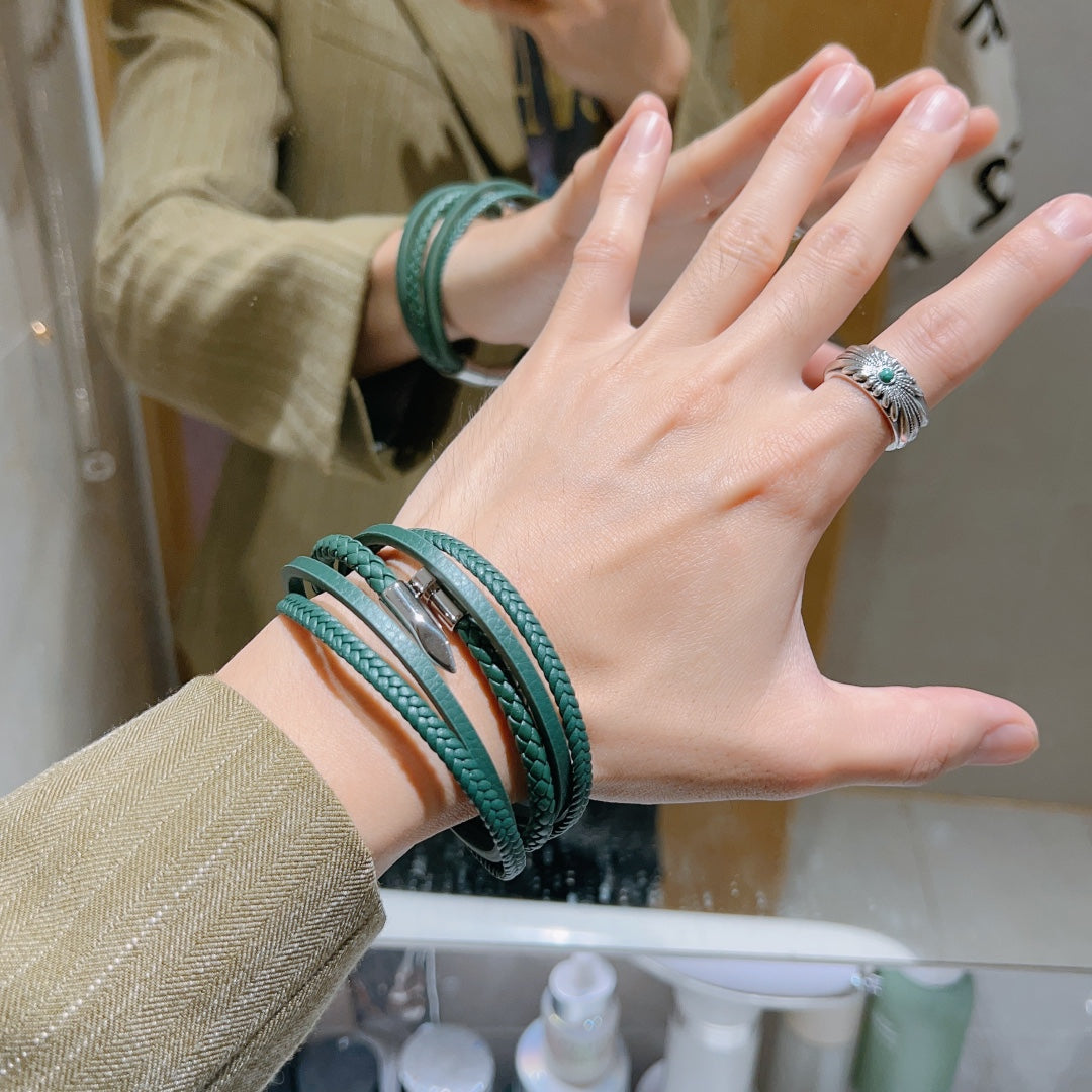 18K Gucci Anger Forrest Green Bracelet
