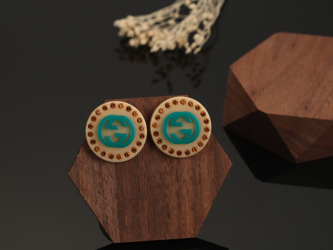 18K Gucci Resin Earrings