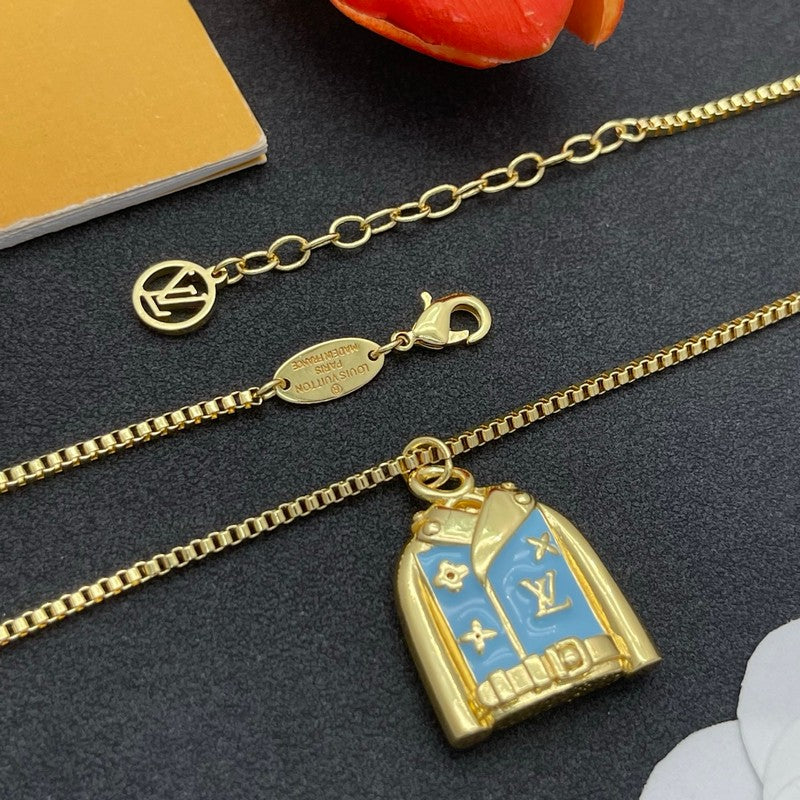 18K Louis Vuitton Dress Gold Necklace