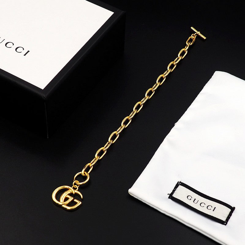 18K Gucci Interlocking G Gold Bracelet