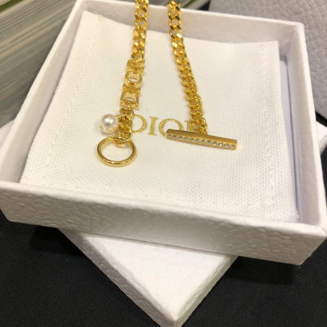 18K Dior Revolution Logo Bracelet