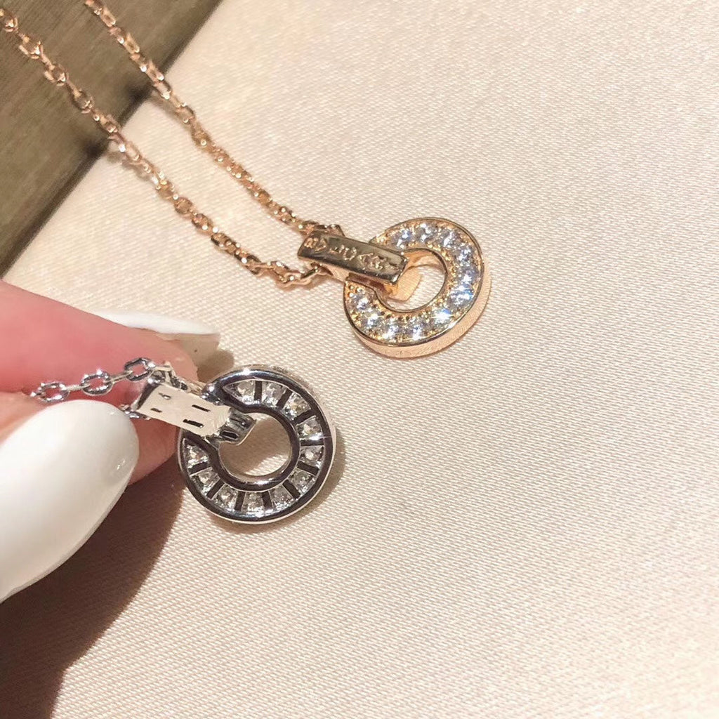 18K BVLGARI BV Diamonds Necklace