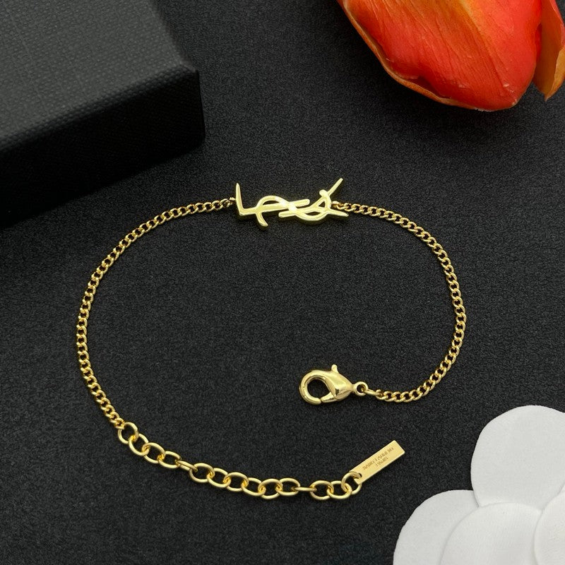 18K YSL Chain Bracelet