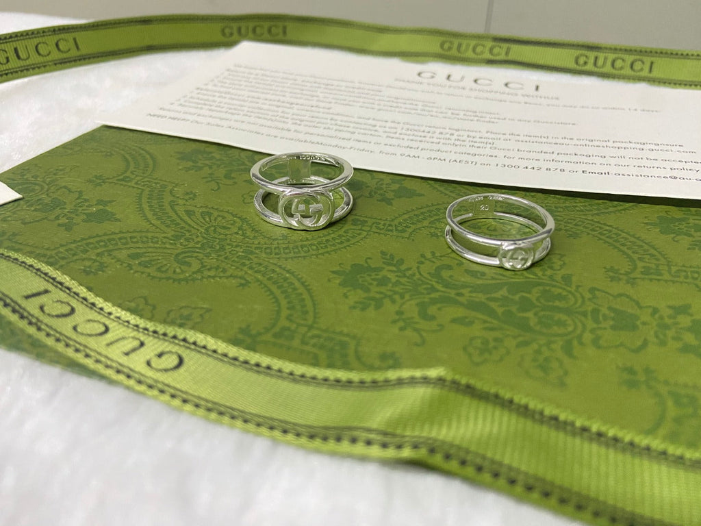 Gucci Interlocking G Wide Open Ring
