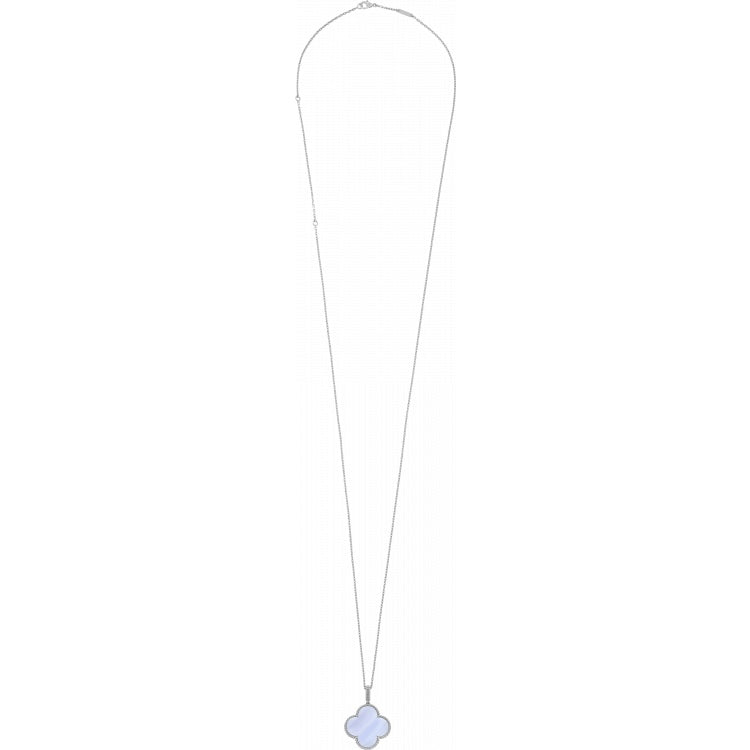 18K Van Cleef & Arpels Magic Alhambra Purple Necklace
