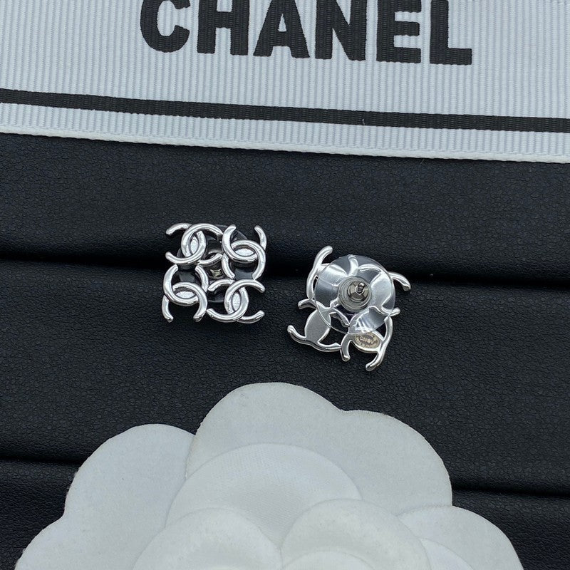 18K Chanel 24C Earrings