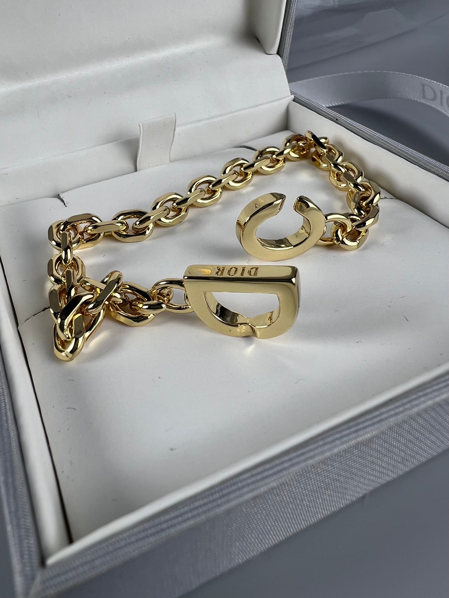 18K Dior Lock Bracelet