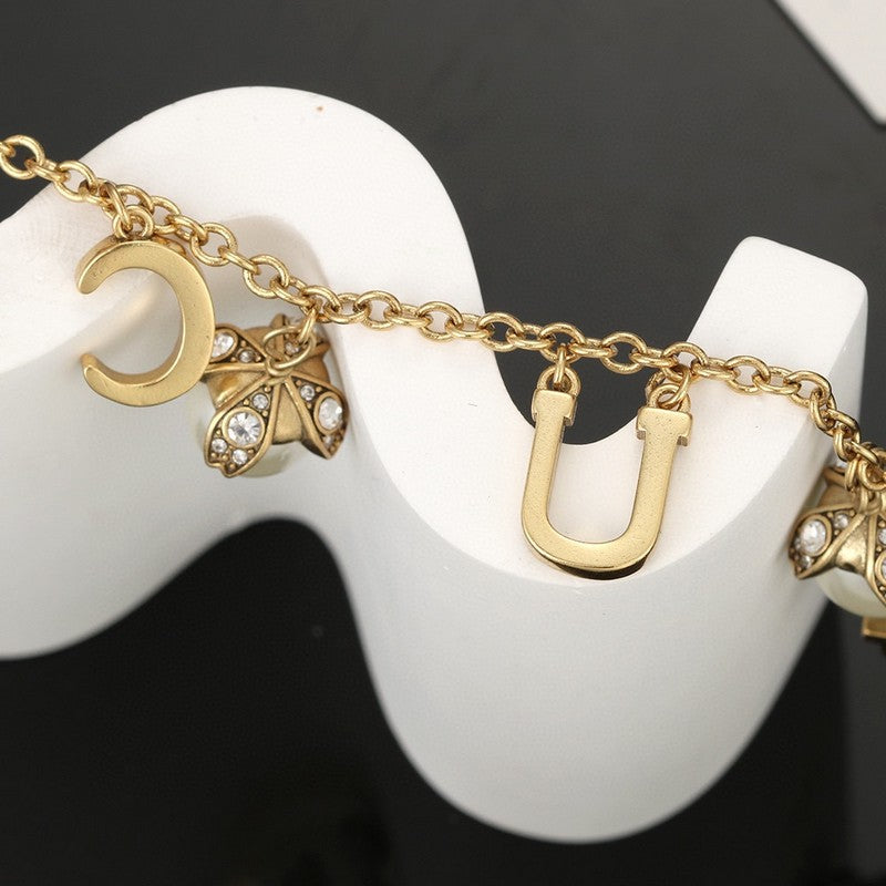 18K Gucci Pearl Necklace