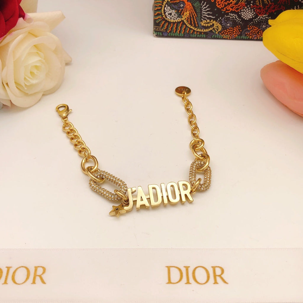 18K Dior J'adior Chain Link Bracelet