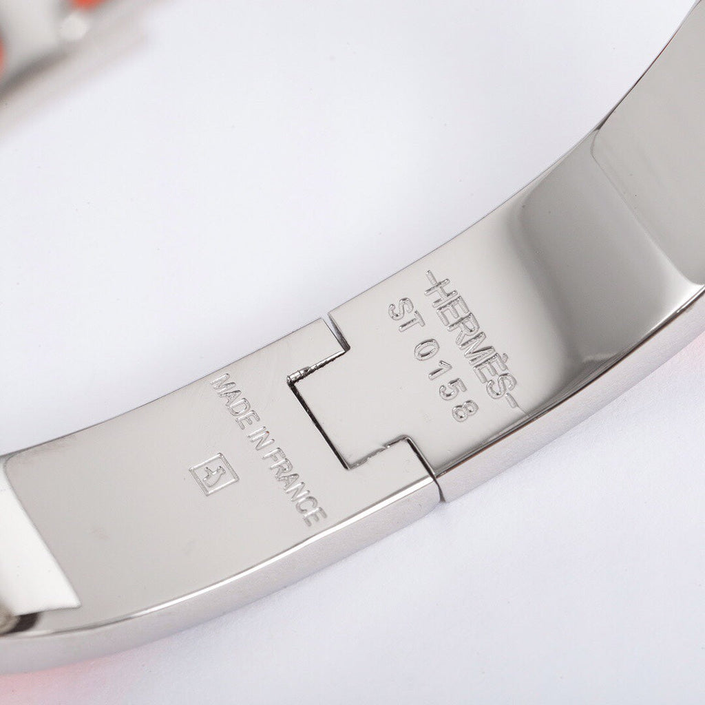 18K Clic Hermes Orange Bracelet