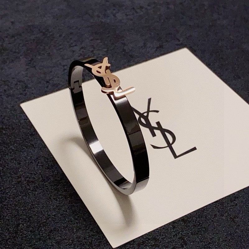 18K YSL Black Gold Bracelet