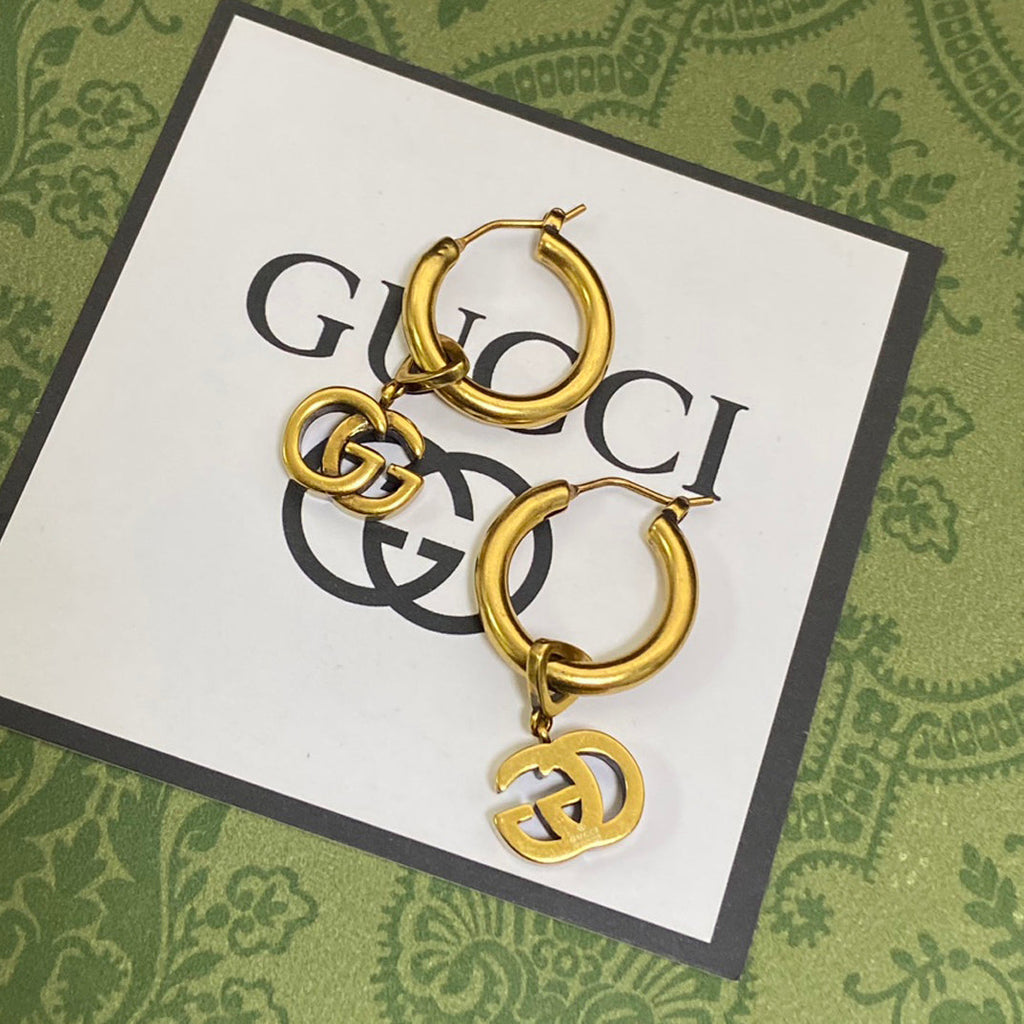 18K Gucci Hollow Earrings