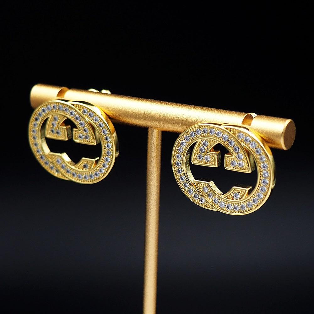 18K Gucci Diamonds Earrings