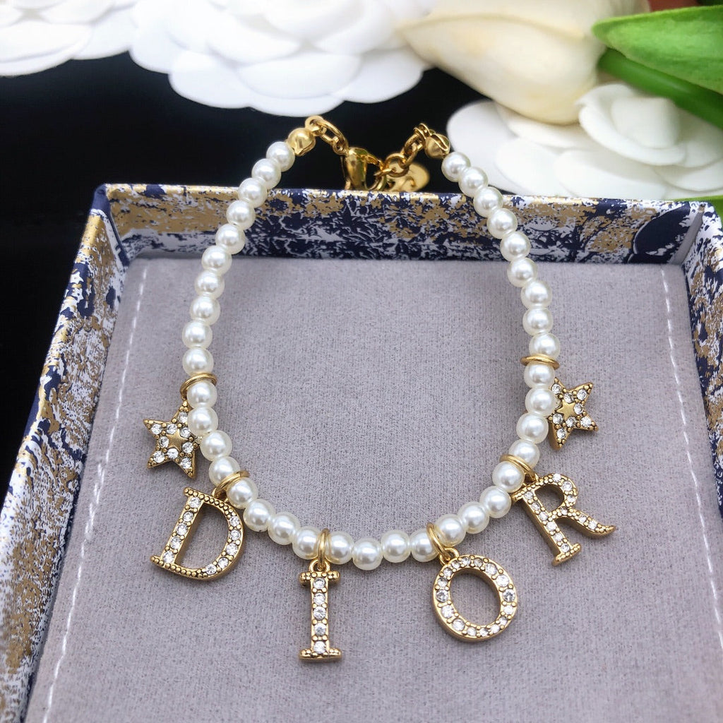 18K Dior Pearl Bracelet