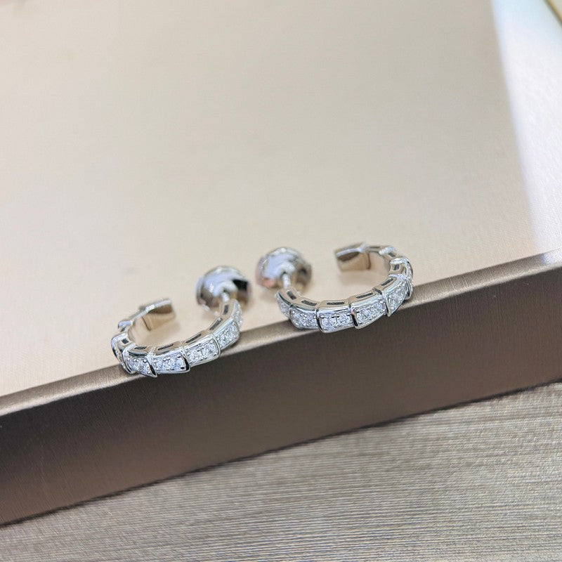 18K BVLGARI BV Serpenti Earrings