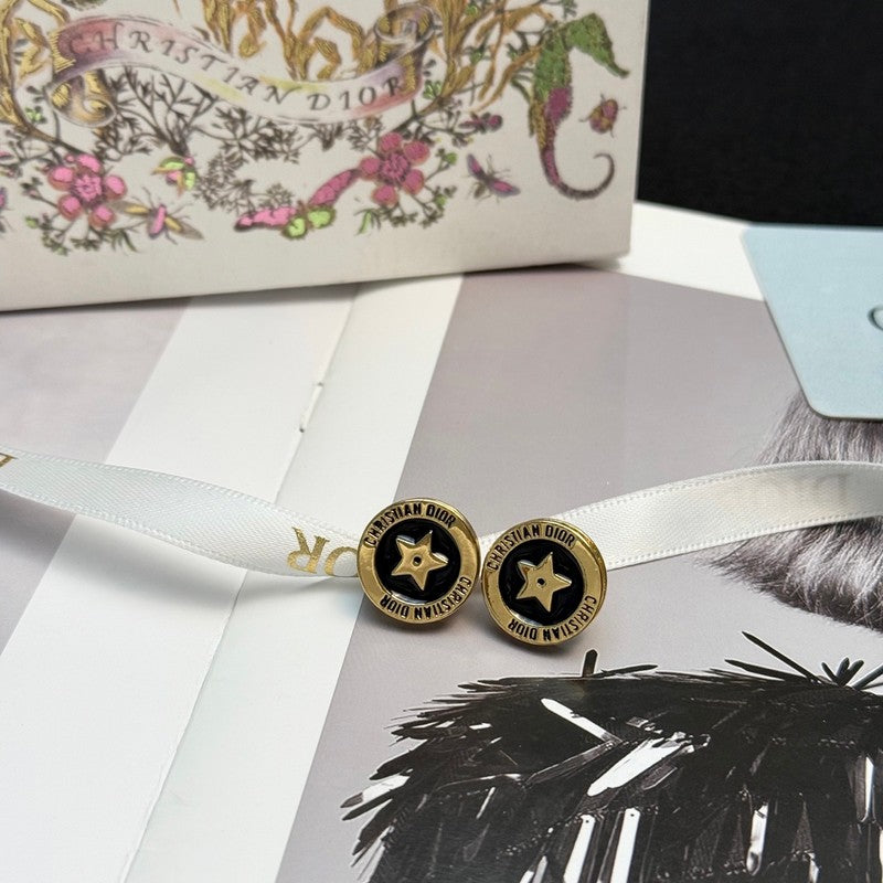 18K Dior Night Code Earrings