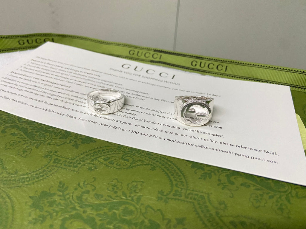 Gucci Interlocking G Wide Ring
