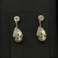 18K Chanel Sailboat Diamond Earrings