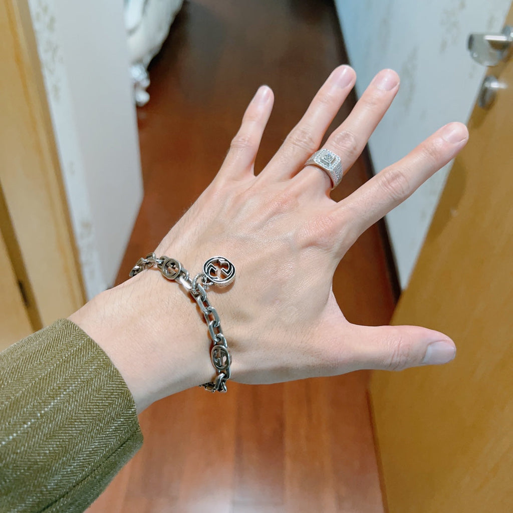 Gucci Interlocking G Pendant Bracelet