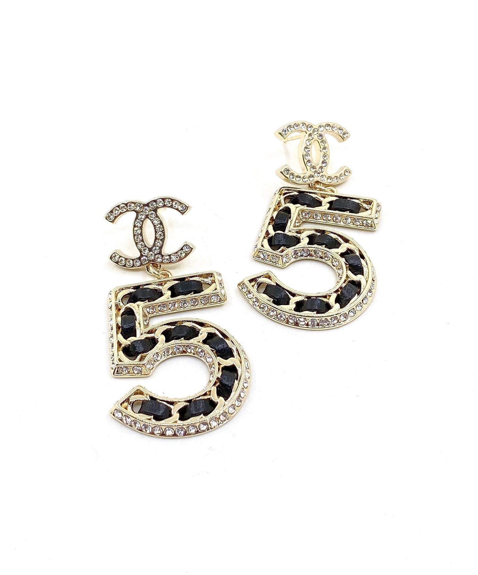 18K Chanel N0.5 Perfume Earrings