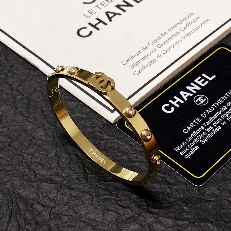 18K Chanel Vintage Diamond Bracelet