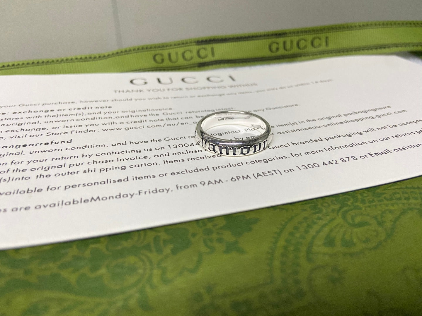 Gucci Maison de l'Amour Ring