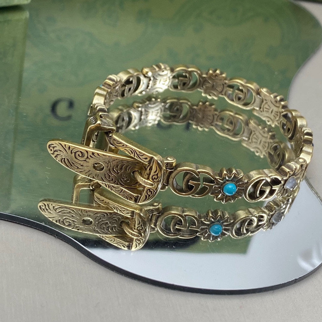 18K Gucci Flowers Bracelet
