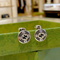 18K Gucci Gold Diamond Earrings