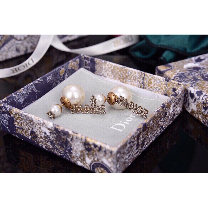 18K Dior J'Adior Pearl Earrings