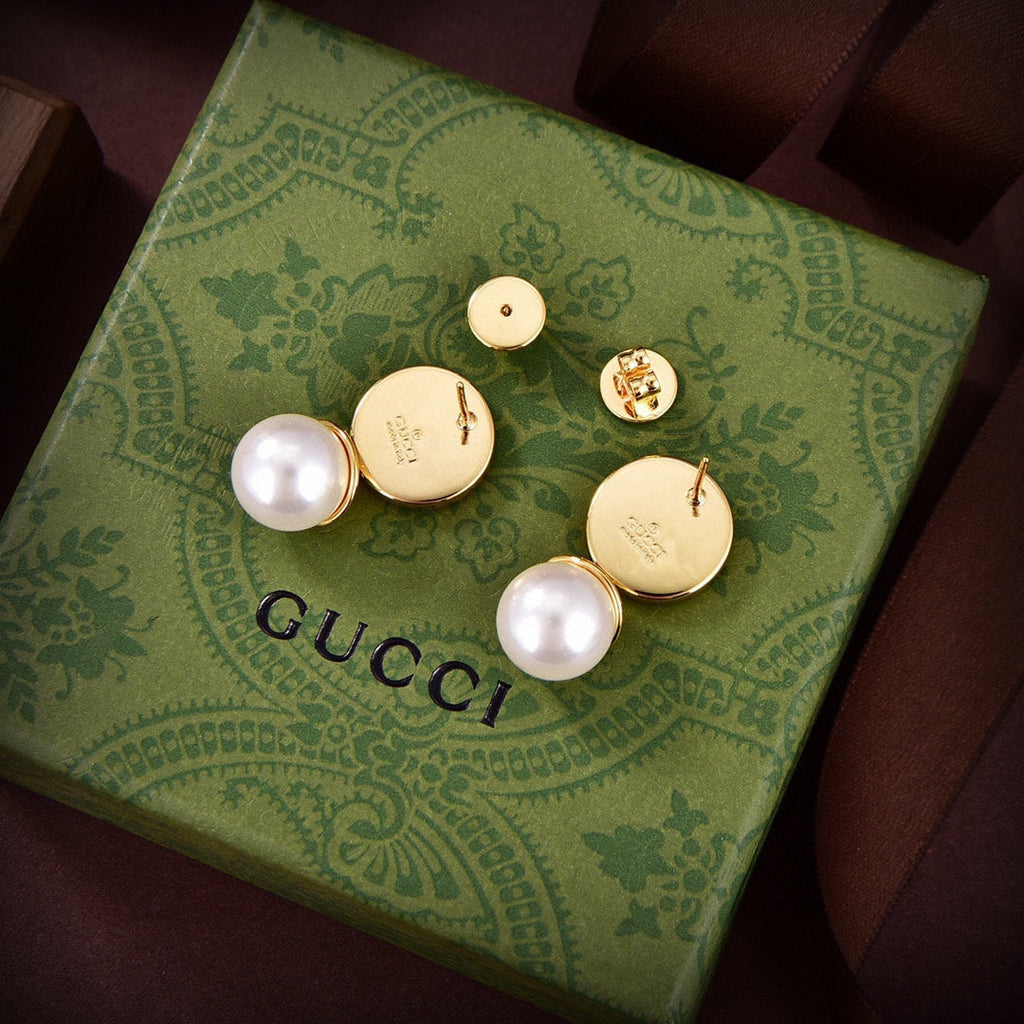 18K Gucci Blondie Pendant Earrings