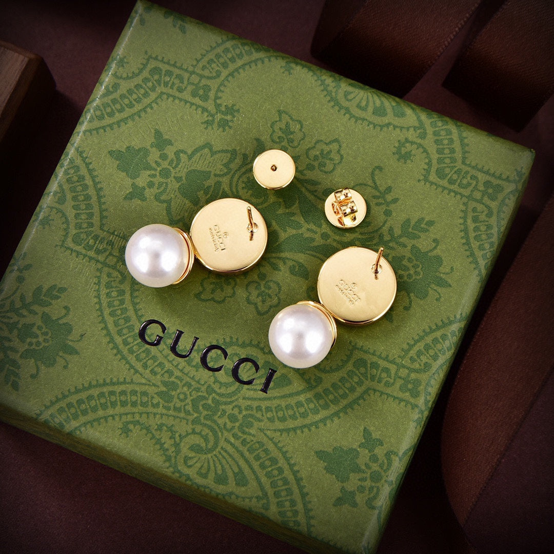 18K Gucci Blondie Pendant Earrings