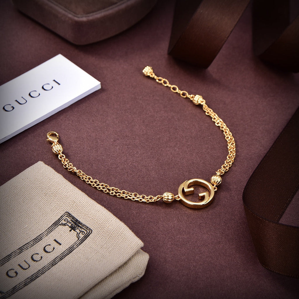 18K Gucci Blondie Interlocking G Bracelet