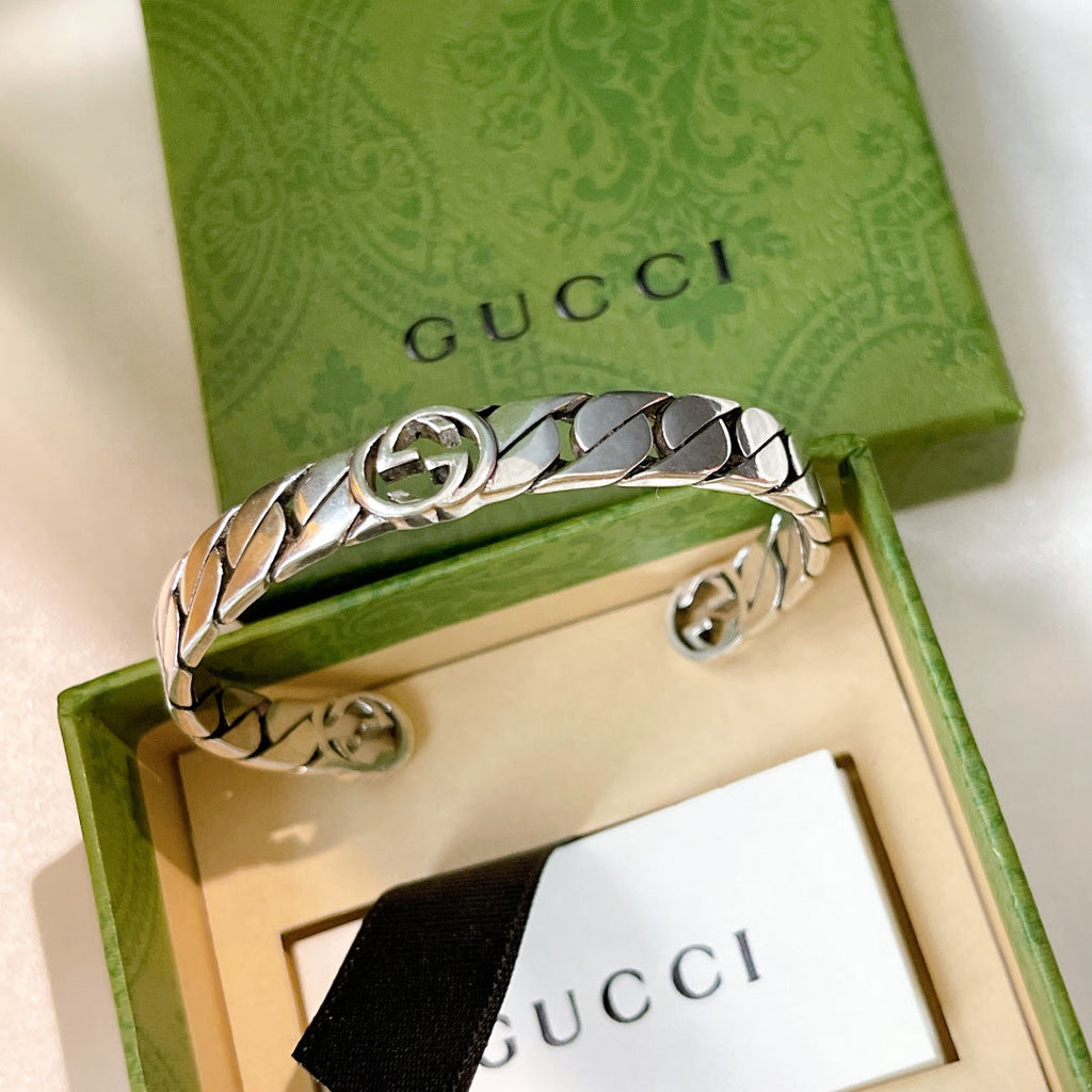 Gucci Interlocking G Rigid Bracelet