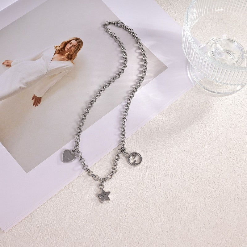 18K Gucci Star Chain Necklace