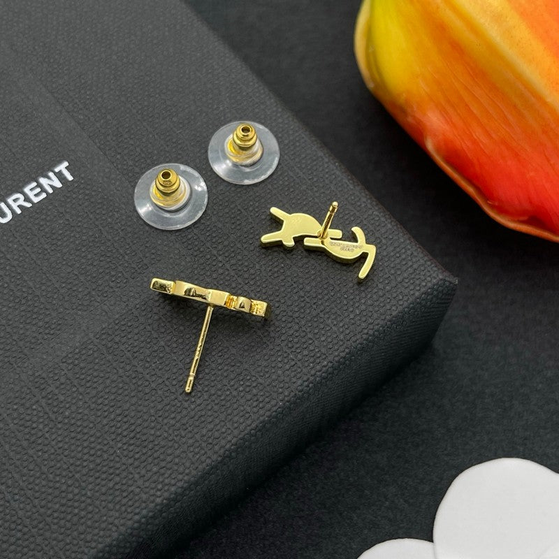 18K YSL Gold Earrings