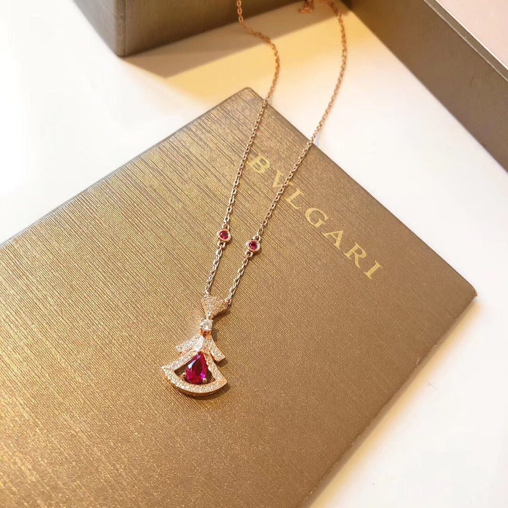 18K BVLGARI Divas' Dream Diamond Necklace