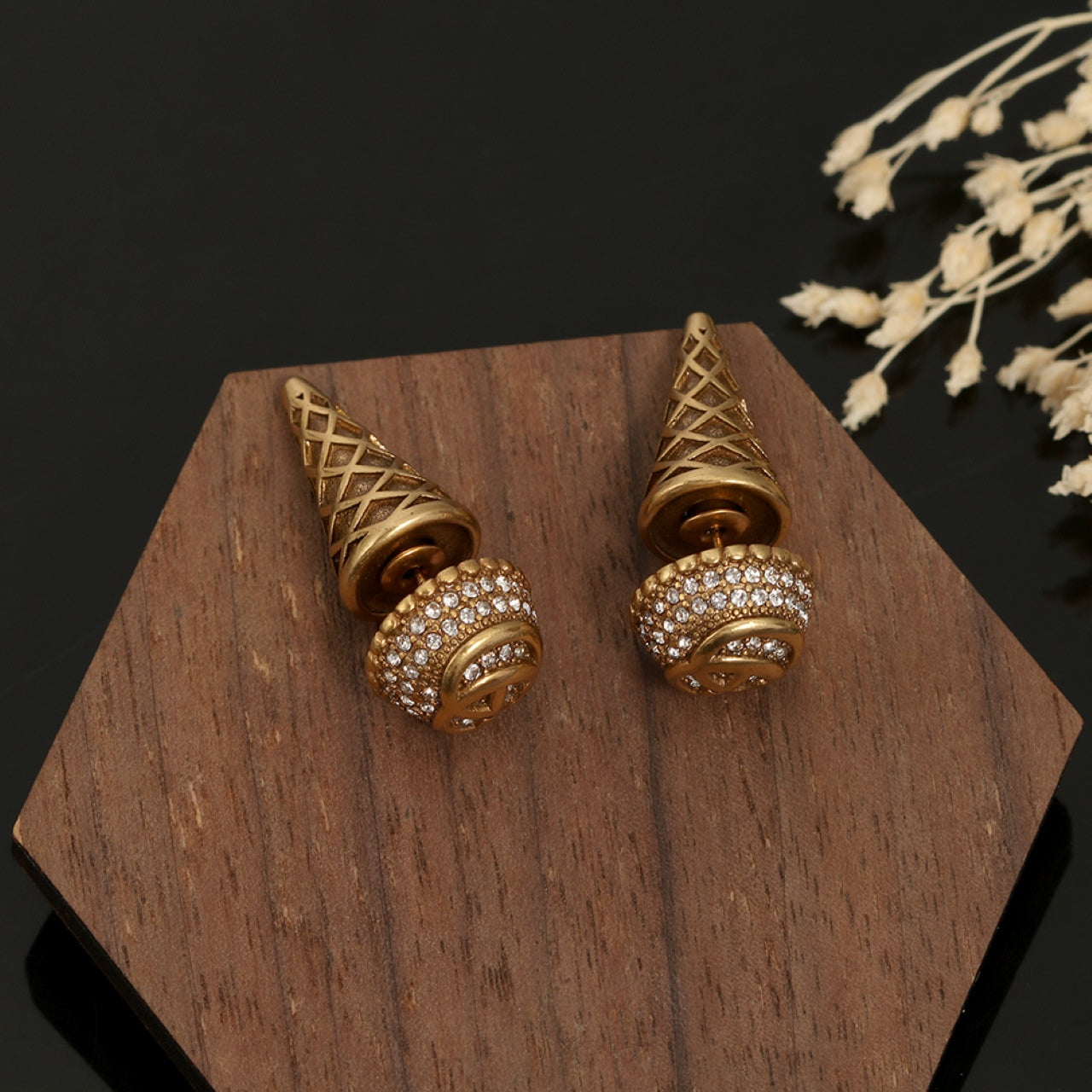 18K Gucci Vintage Earrings