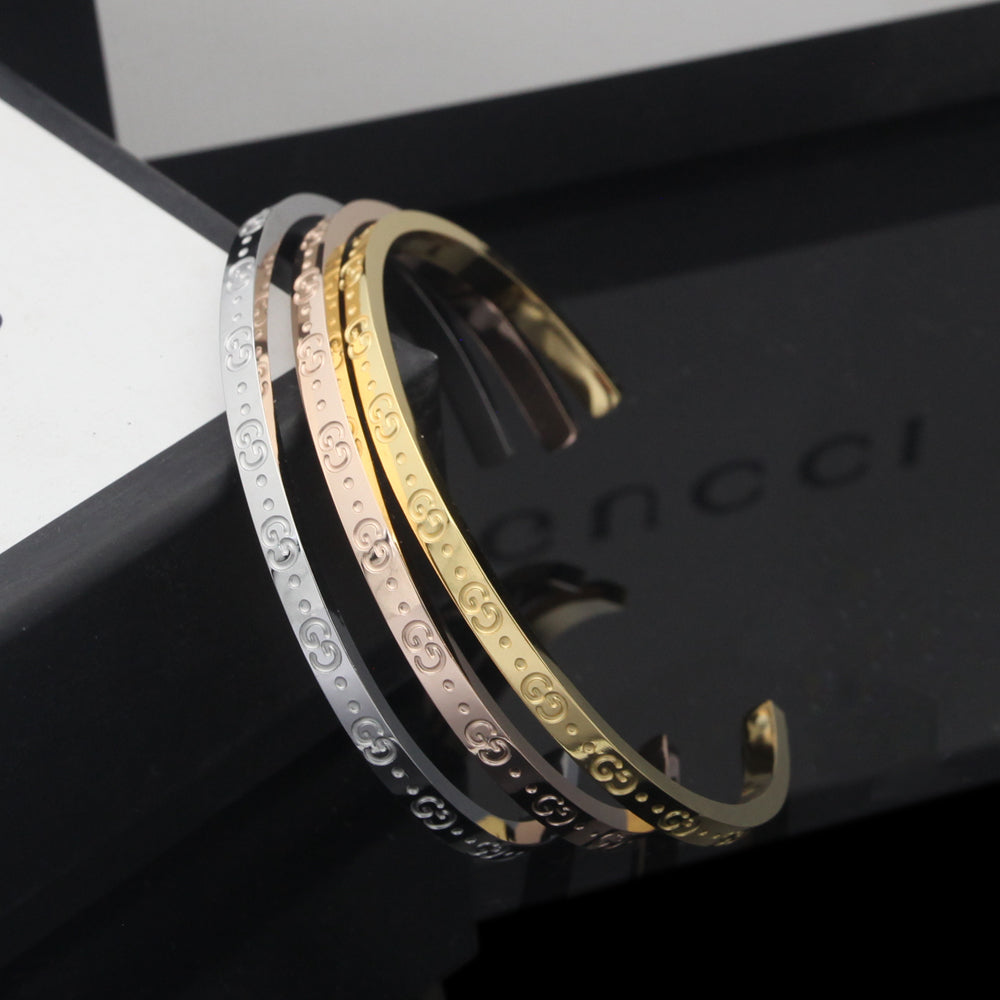 18K Gucci Icon Open Cuff Bracelet