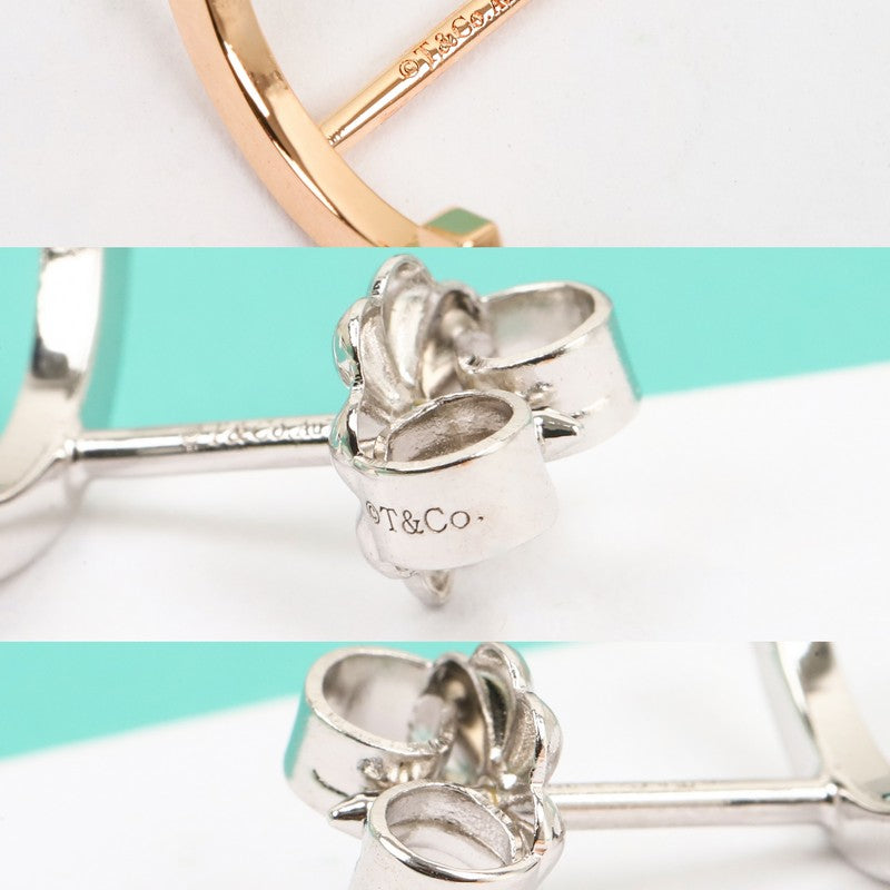 18K Tiffany Smile Diamond Earrings