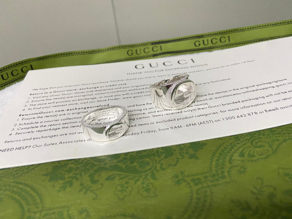 Gucci Interlocking G Wide Ring