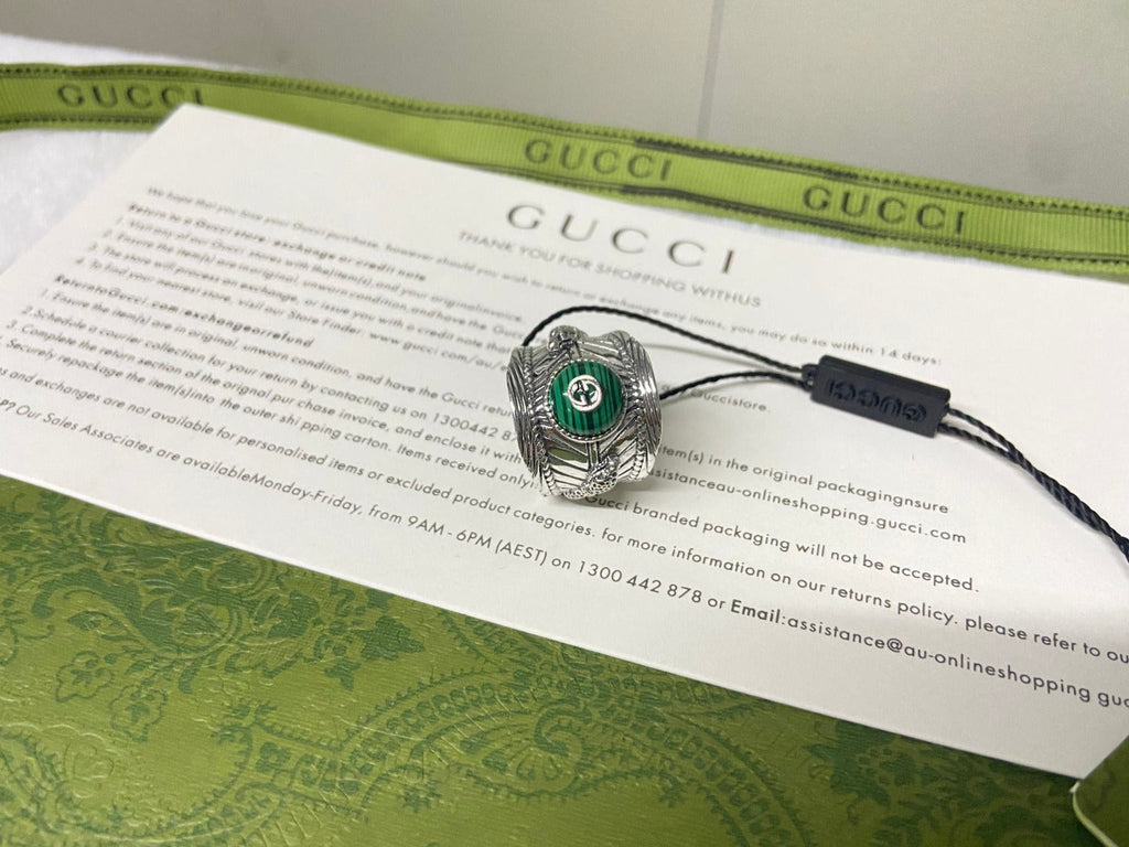 Gucci Garden Snake Interlocking G Ring