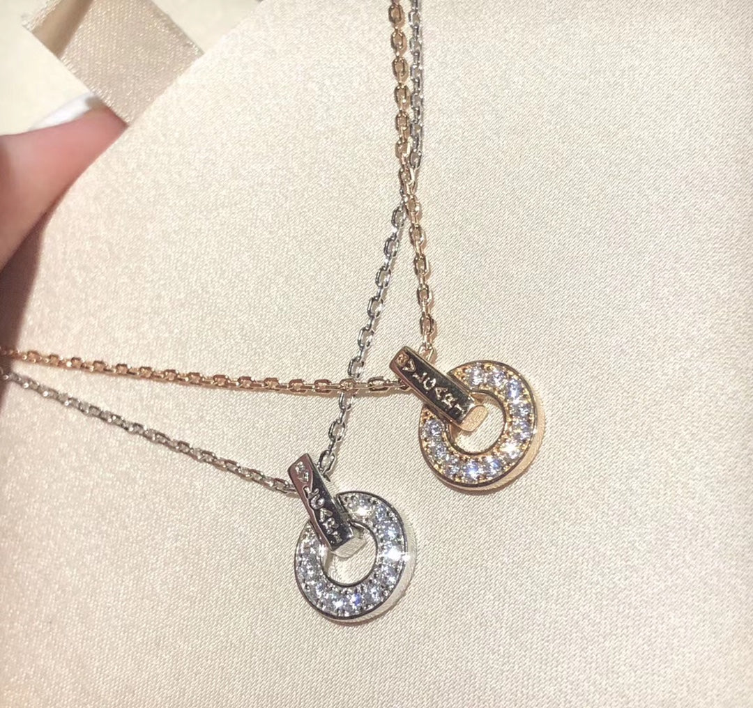 18K BVLGARI BV Diamonds Necklace