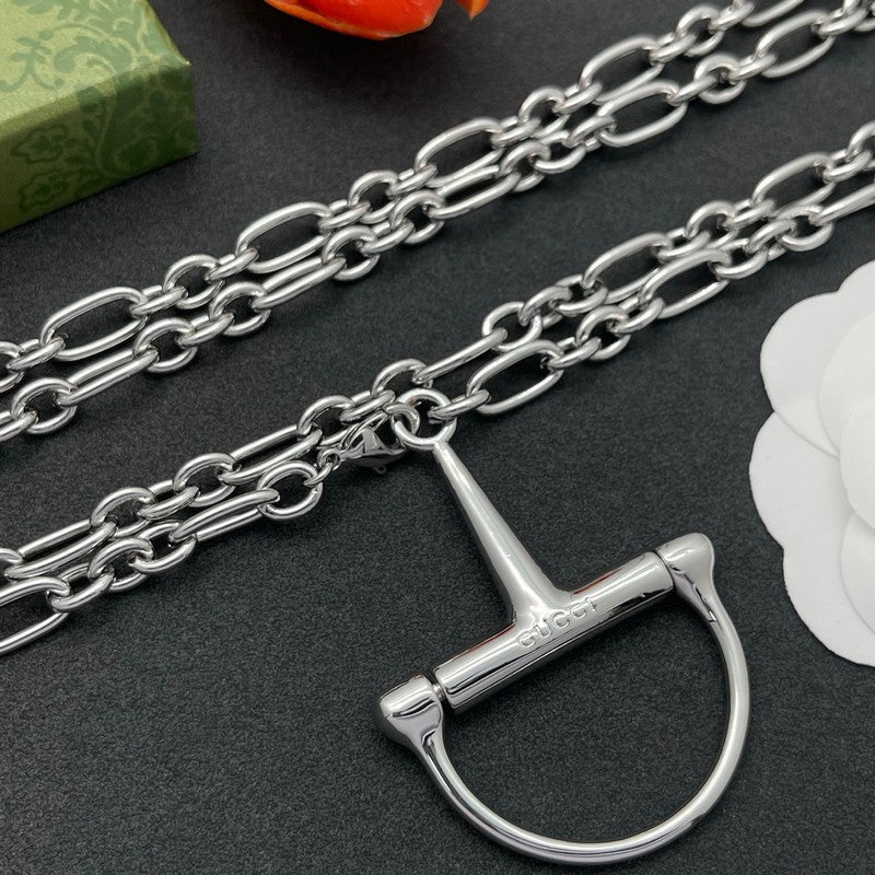 18K Gucci Gold Chain Link Necklace