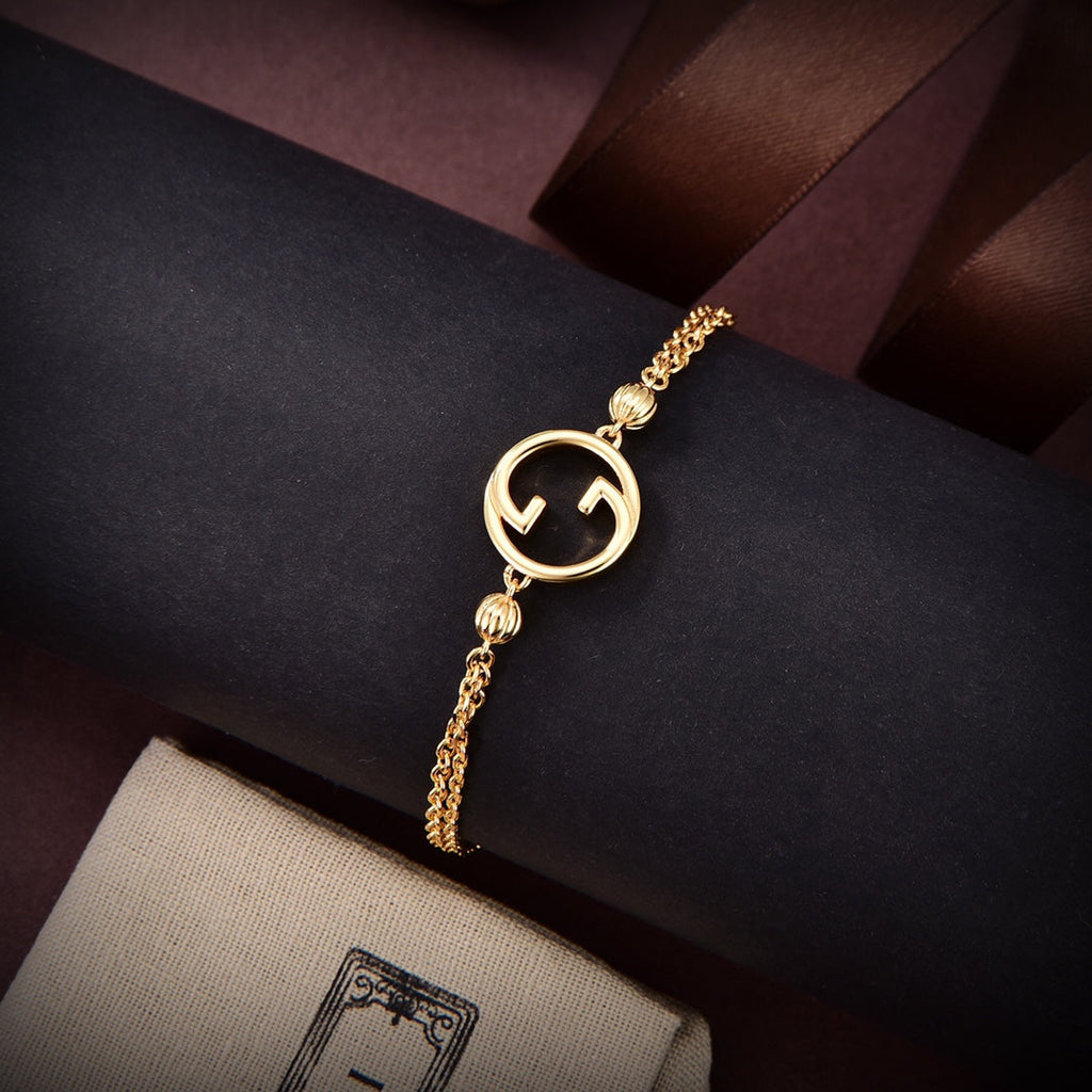 18K Gucci Blondie Interlocking G Bracelet