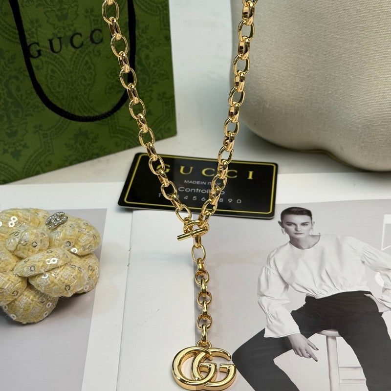 18K Gucci Gold Chain Necklace