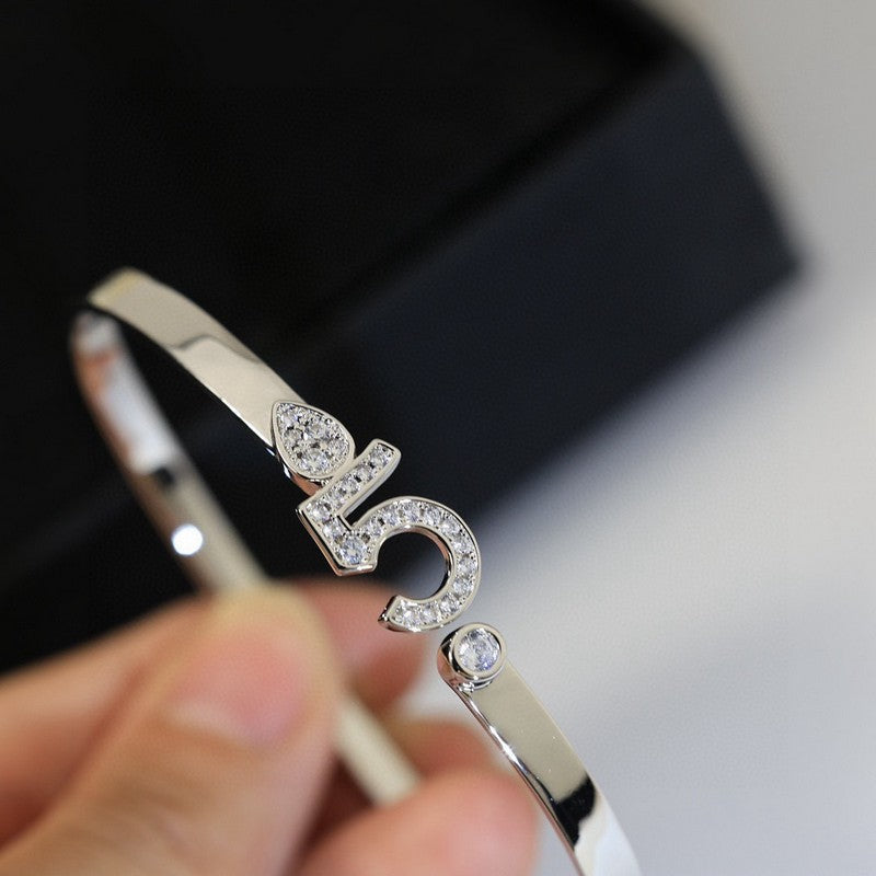 18K Chanel No.5 Diamond Gold Bracelet